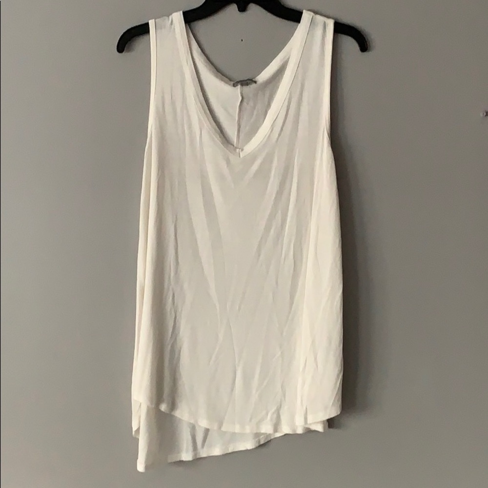 Oversized asymmetrical tank top size Large